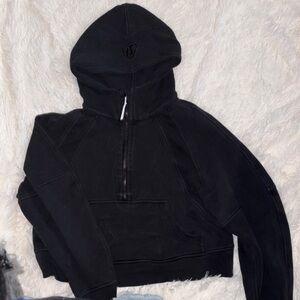 lululemon athletica Black Half-Zip Hoodie